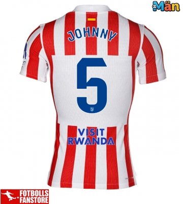 Atletico Madrid Johnny Cardoso #5 Hemmatröja 2025-26 Kortärmad